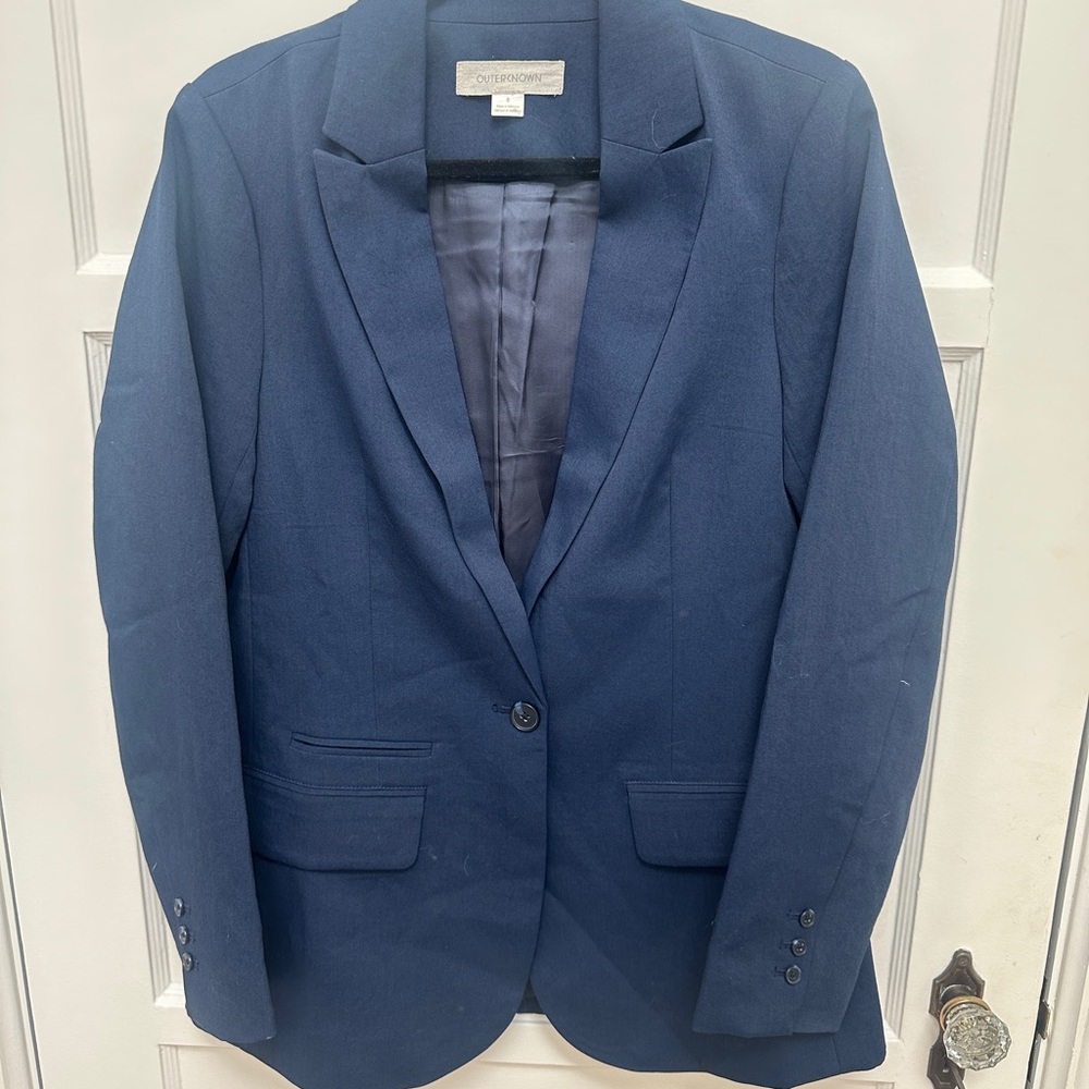 Outerknown Navy Blazer
